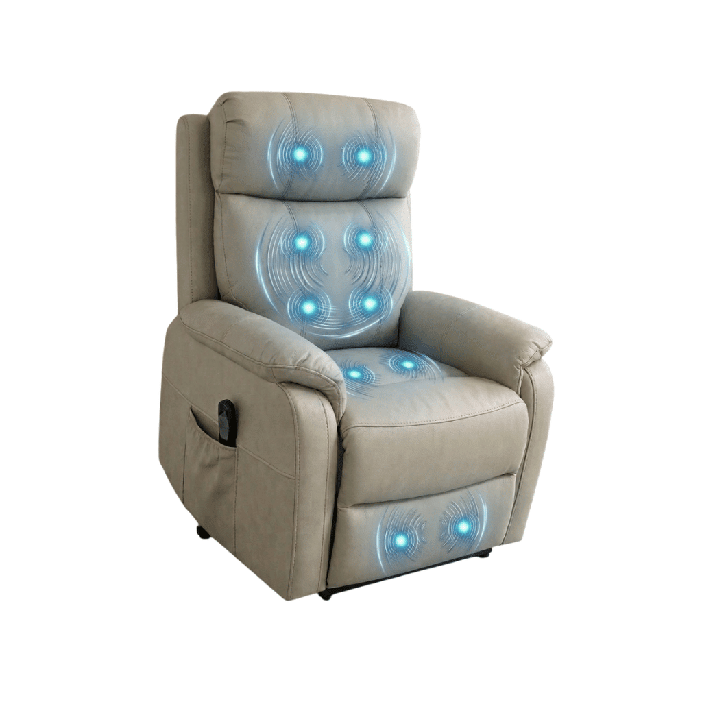 Poltrona Reclinável Elevatória com Massagem Piodão | Fábrica do Descanso - Fábrica Do Descanso - da fábrica para o teu quarto